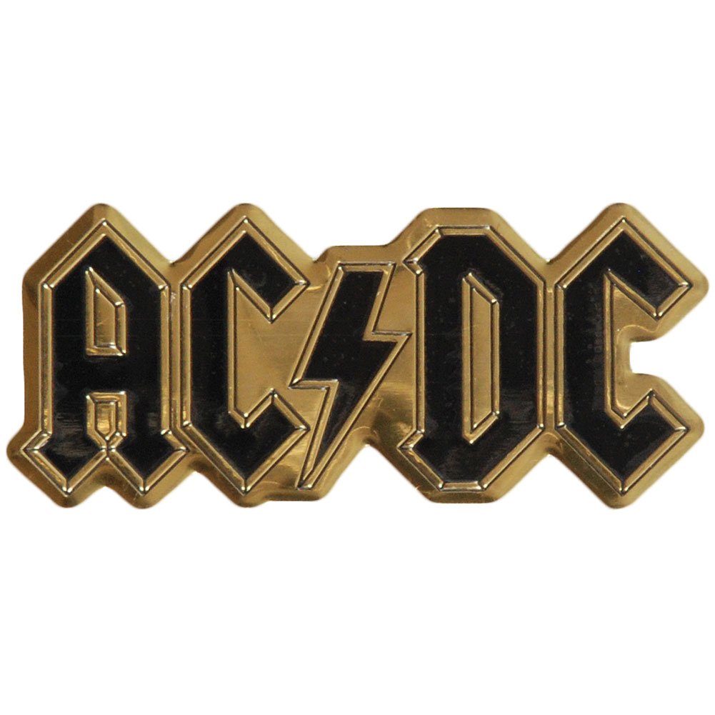 Amazon.com: C&D Visionary ACDC Logo Metal Sticker, Gold, 9cm